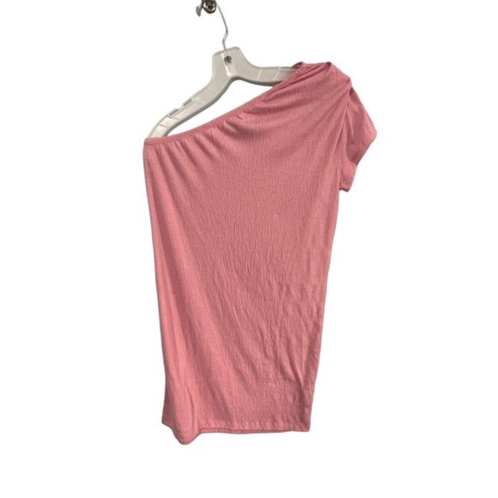 FP Beach Pink One Shoulder Bodycon Dress Size Medium